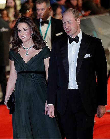 Британский принц Уильям с женой — герцогиней Кембриджской Кэтрин 