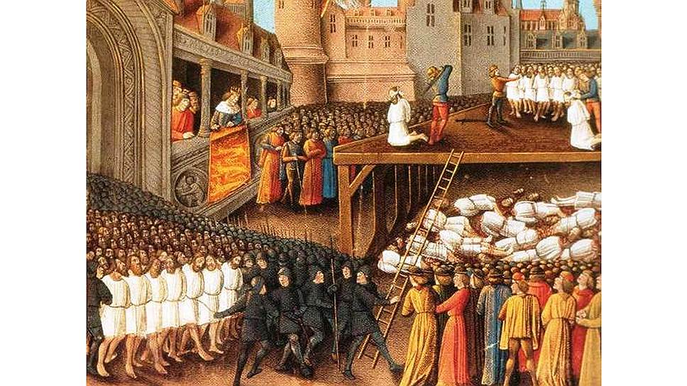 В 1182 году почти все жившие в Византии итальянцы были убиты