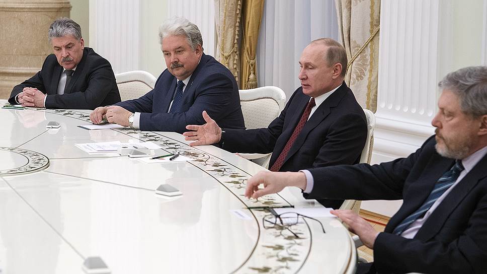 Как кандидаты в президенты собрались в Кремле