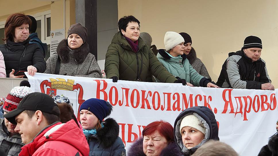Репортаж Александра Черных с места протестов в Волоколамске