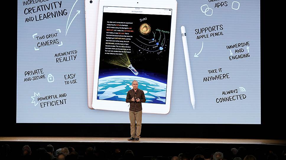 Apple представила бюджетный планшет для школьников