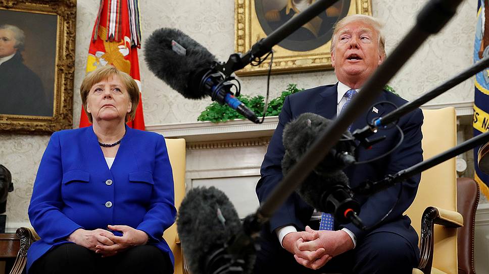 Как прошла встреча Дональда Трампа и Ангелы Меркель