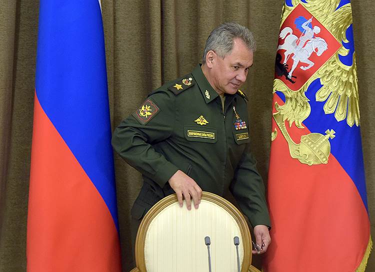 Министр обороны — Сергей Шойгу