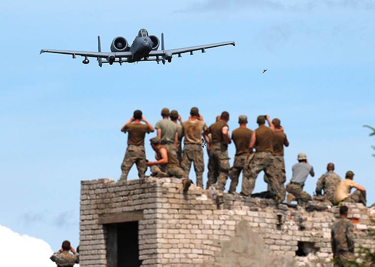 Скрунда, Латвия. Военные учения НАТО «Удар сабли» (Saber Strike)
