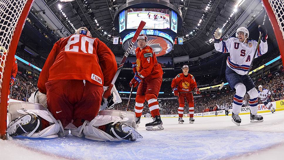 Российская хоккейная молодежка на чемпионате мира проиграла американцам