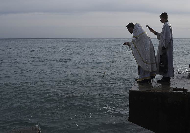 Крещенские купания в Алуште, Республика Крым