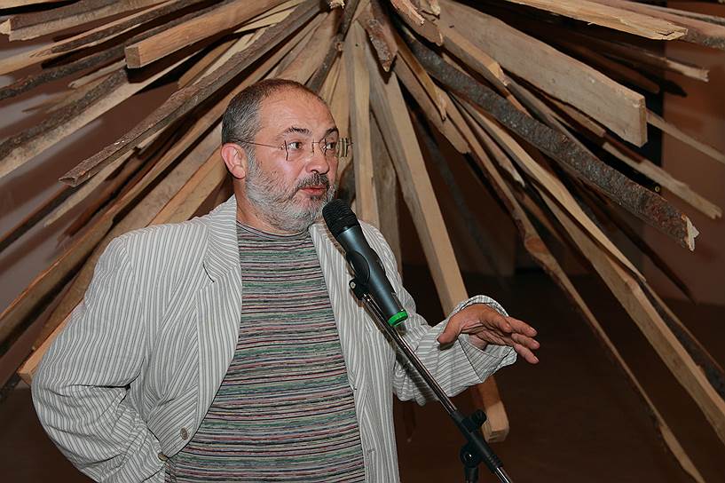 Марат Гельман на открытии выставки в музее современного искусства PERMM, 2010 год