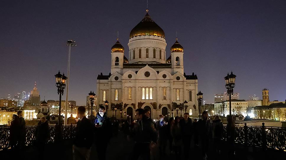 Москва, Россия. Храм Христа Спасителя