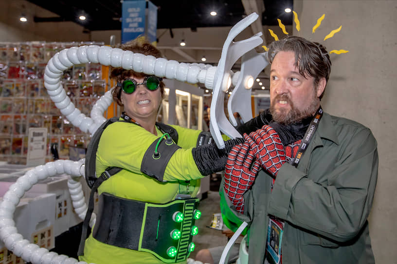 Участники Comic-Con в образе героев вселенной Marvel 