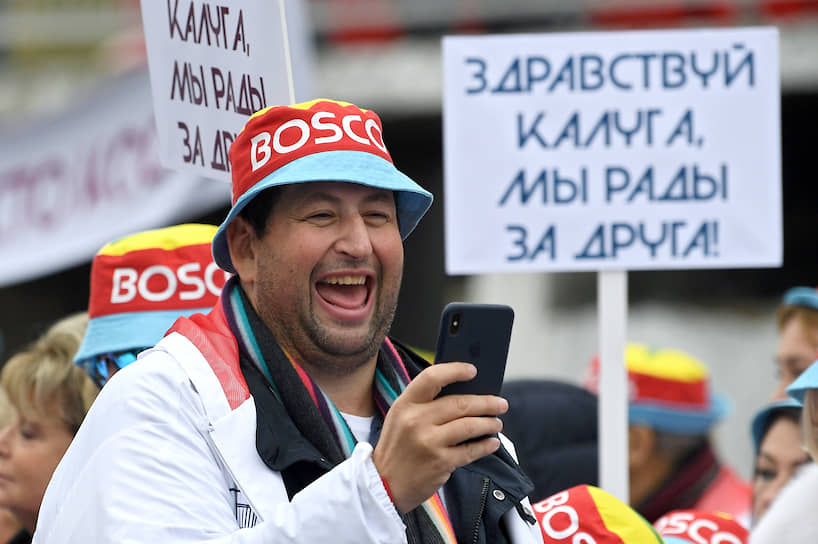 Управляющий партнер First Nation Societe Bancaire/FNSB Ян Яновский на церемонии открытия производственного комплекса «Мануфактуры Боско» в Калуге