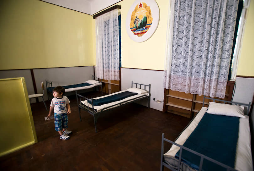 Комната в которой Николае и Елена Чаушеску провели последние 4 дня жизни