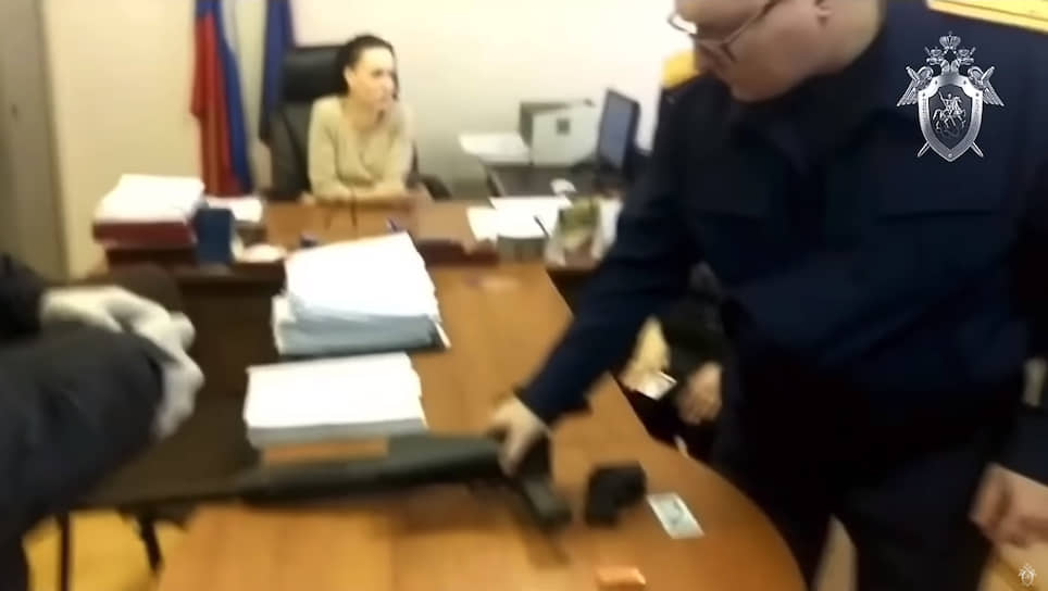 Кадры с место происшествия