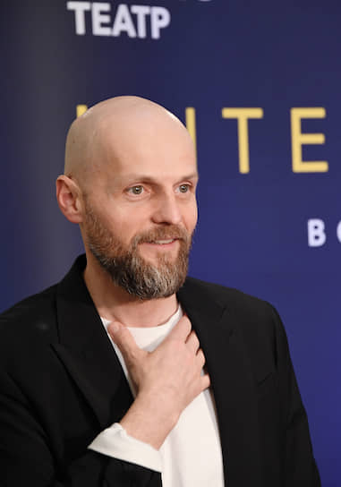Драматург Иван Вырыпаев на премьере спектакля по собственной пьесе «Интертейнмент», открывающего проект продюсерского бюро Okko Театр, в концертном зале «Градский Холл»