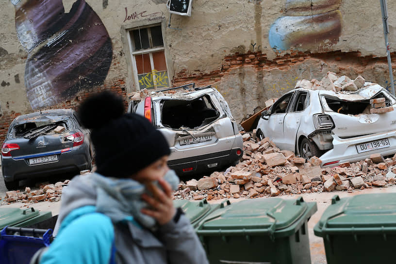 Материальный ущерб подсчитывается, армия, полиция и экстренные службы устраняют последствия землетрясения