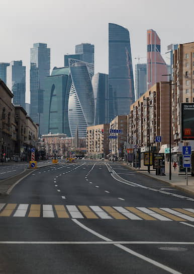 Вид на деловой центр «Москва-Сити»