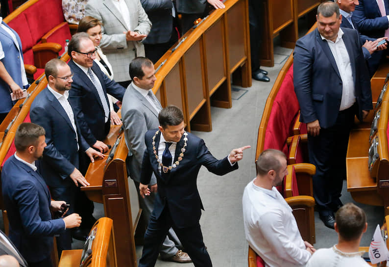 20 мая 2019 года. Церемония инаугурации. 
&lt;br>На следующий день президент Украины распустил Верховную раду, назначив внеочередные парламентские выборы