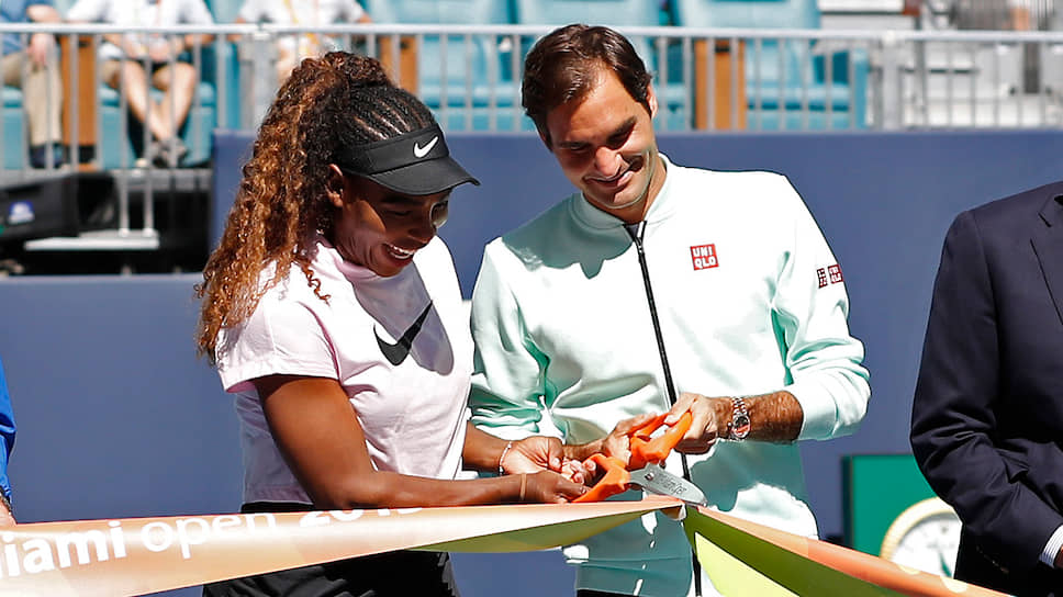 Роджер Федерер и Серена Уильямс в Майами