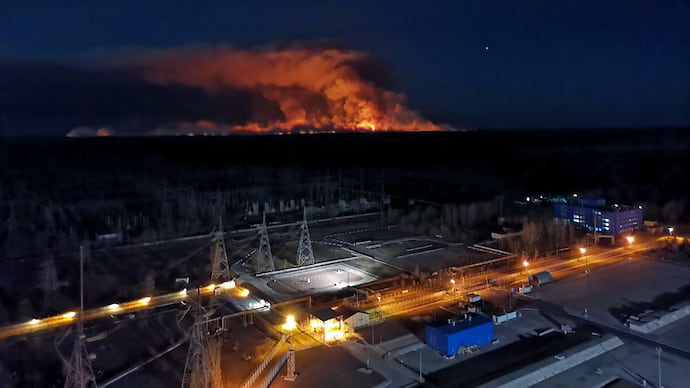 По радиоактивной зоне прошлись пожары