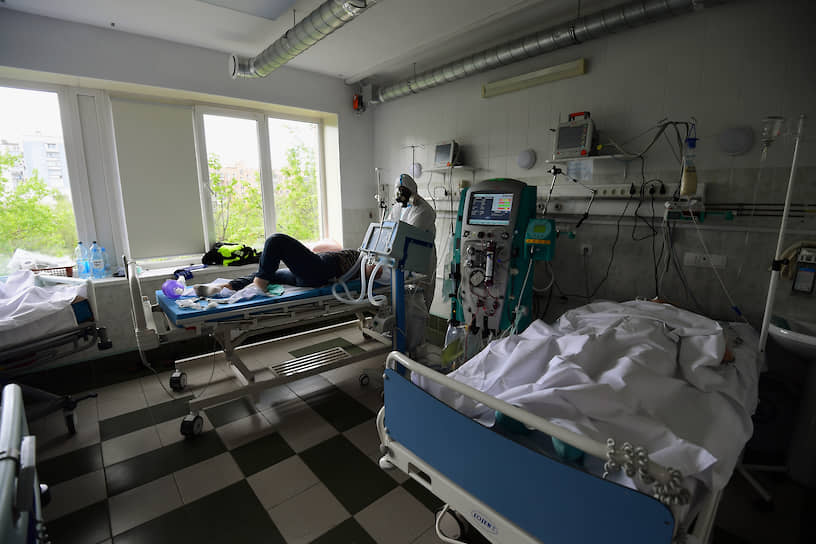 Больница для приема пациентов с COVID-19