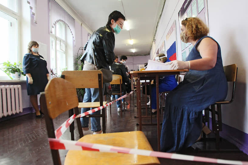 Избирательный участок 1 июля в Нижнем Новгороде