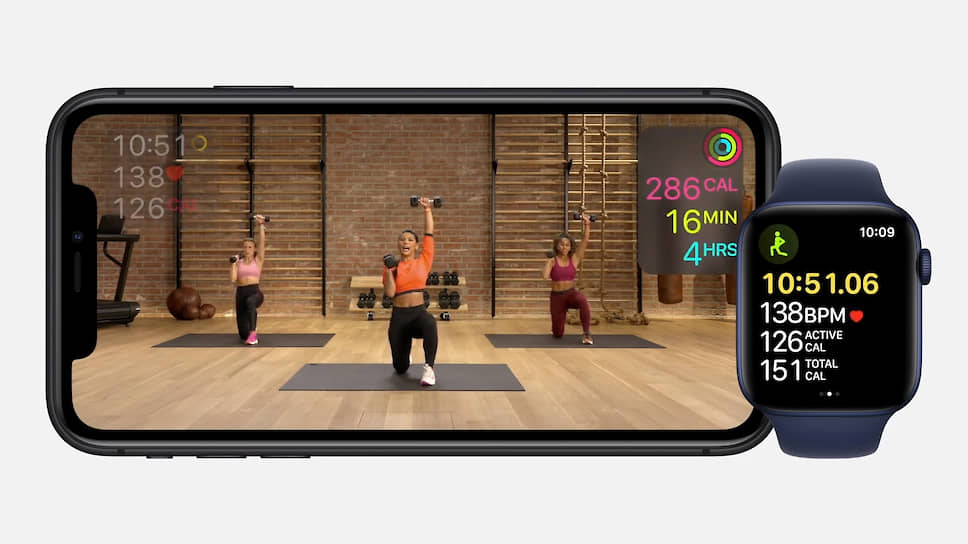 Сервис Fitness+ для Apple Watch и других устройств Apple компания запустит в конце 2020 года. Он сможет подбирать подходящие тренировки и записывать их