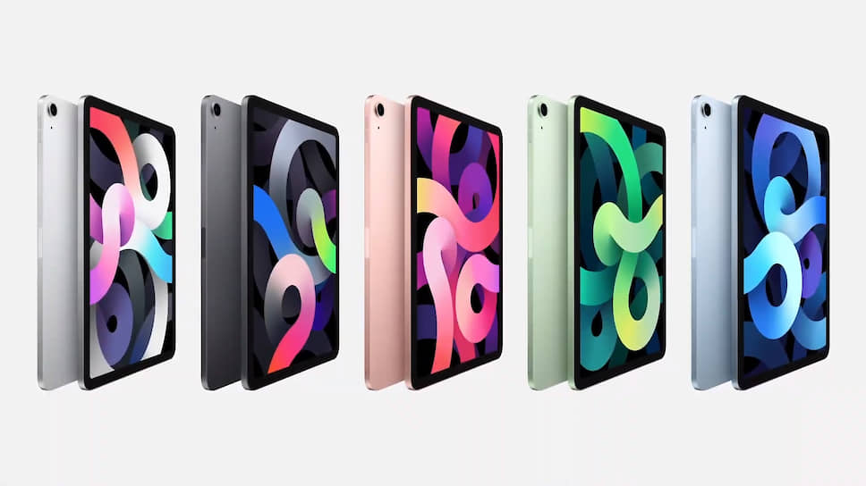 Новый iPad Air получил обновленный дизайн с симметричными рамками, похожий на дизайн iPad Pro. Он будет доступен в цветах «розовое золото», зеленый, «голубое небо», «серый космос» и серебристый