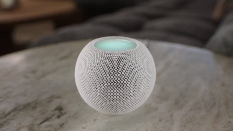 Первой новинкой мероприятия стала новая умная колонка HomePod mini