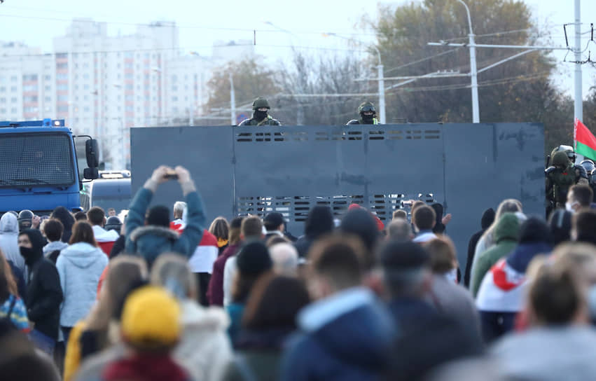 Митинг оппозиции в Минске