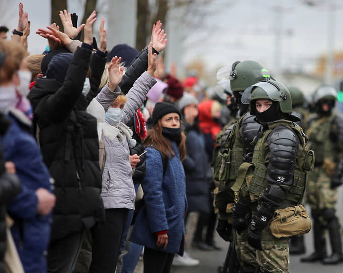 Протестная акция оппозиции в Белоруссии 