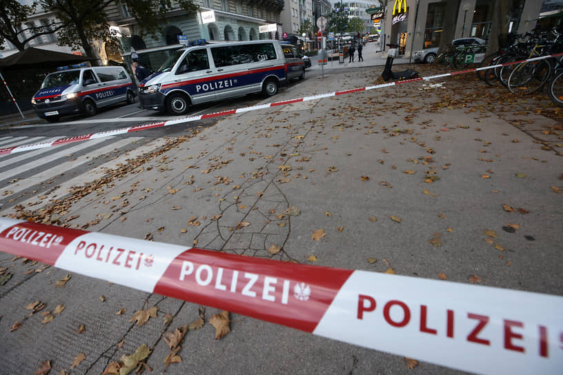 Центр Вены закрыт полицией