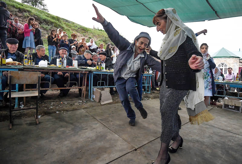 Свадьба в дагестанском селе Кубачи 