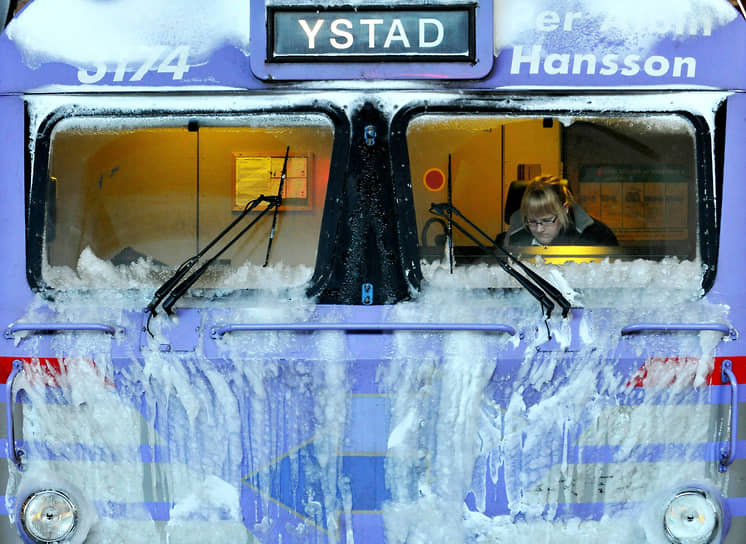 В декабре 2010 года поезда в шведском городе Мальмё прекратили движение
