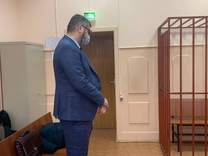 Бывший следователь по особо важным делам Максим Митасов в Басманном суде