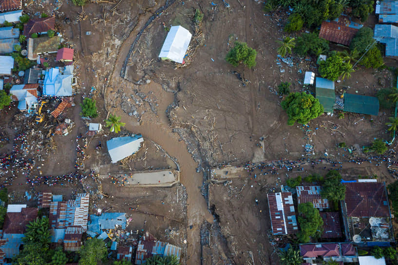 Восточный Флорес, Индонезия. Последствия наводнения, вызванного тропическим циклоном