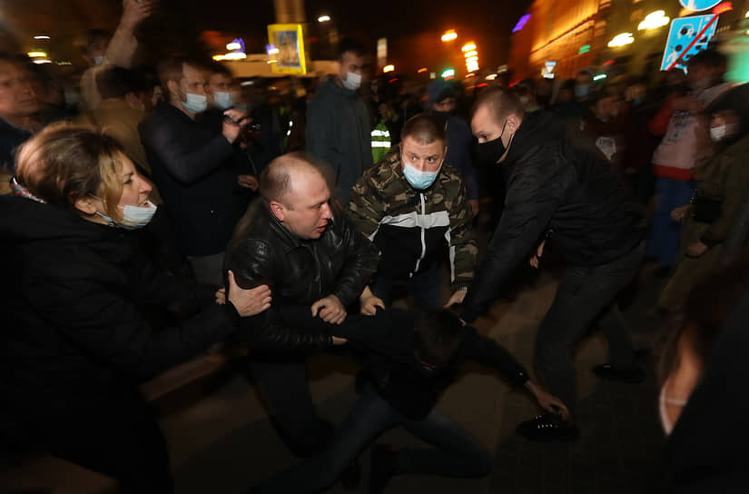 В Волгограде на акции в поддержку Алексея Навального были задержаны четыре человека 