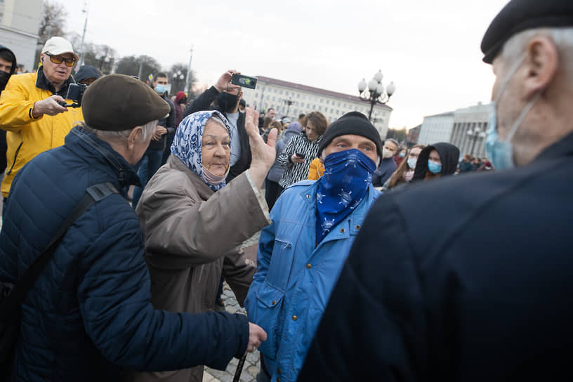 Акция в поддержку Алексея Навального в Калининграде