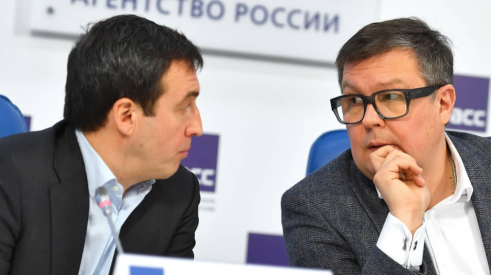Политологи Дмитрий Гусев (слева) и Алексей Мартынов
