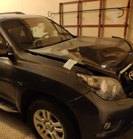Toyota Land Cruiser Prado, на котором Баир Жамбалов совершил наезд на девушку