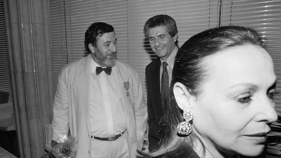 На ММКФ в 1993-м Павла Лунгина еще могли называть российско-французским режиссером. На фото с режиссером Клодом Лелушем