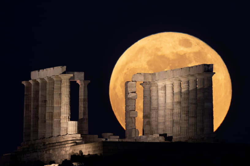 Мыс Сунион, Греция. Храм Посейдона  