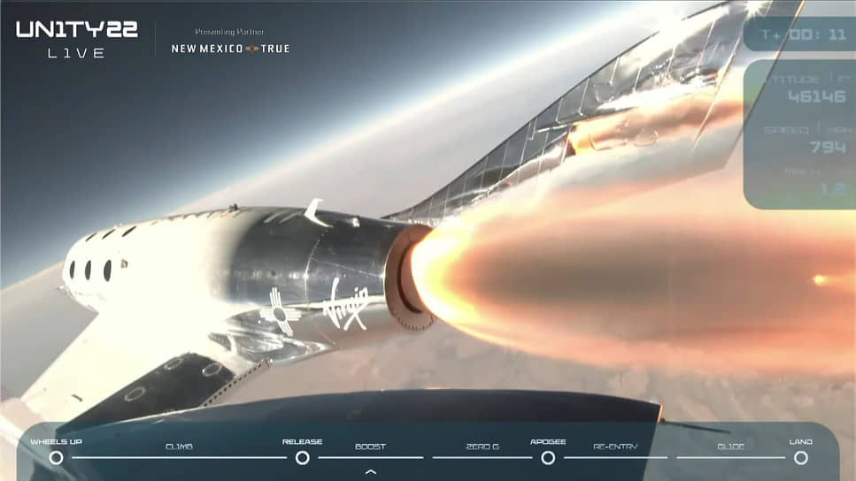 Полет Virgin Galactic
