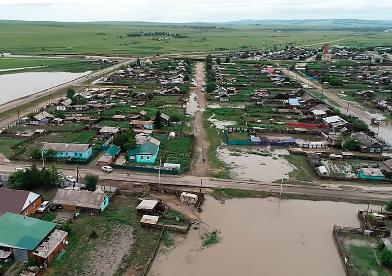 Последствия паводков в Забайкальском крае