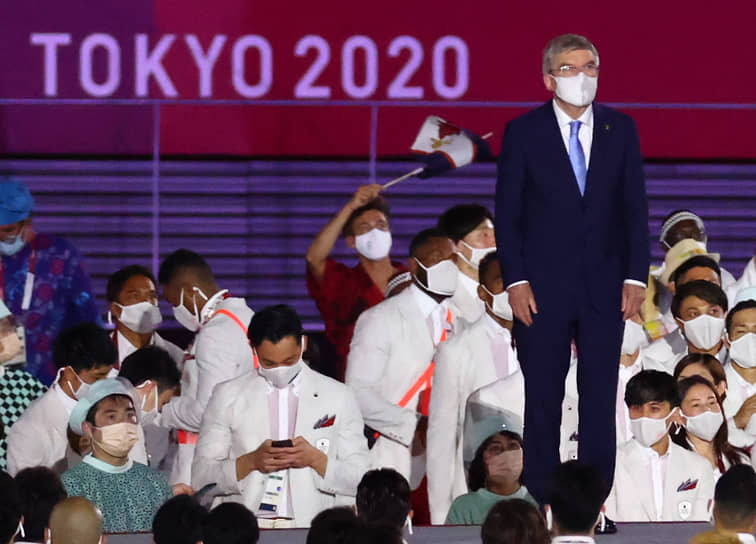 Президент Международного олимпийского комитета Томас Бах на церемонии открытия