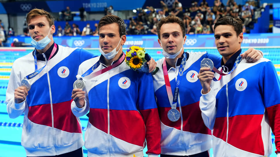 Российская команда заняла второе место в эстафете 4x200 м на Олимпиаде в Токио