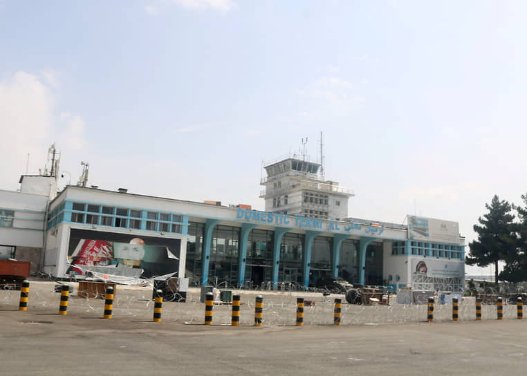 Пустой терминал в аэропорту Кабула