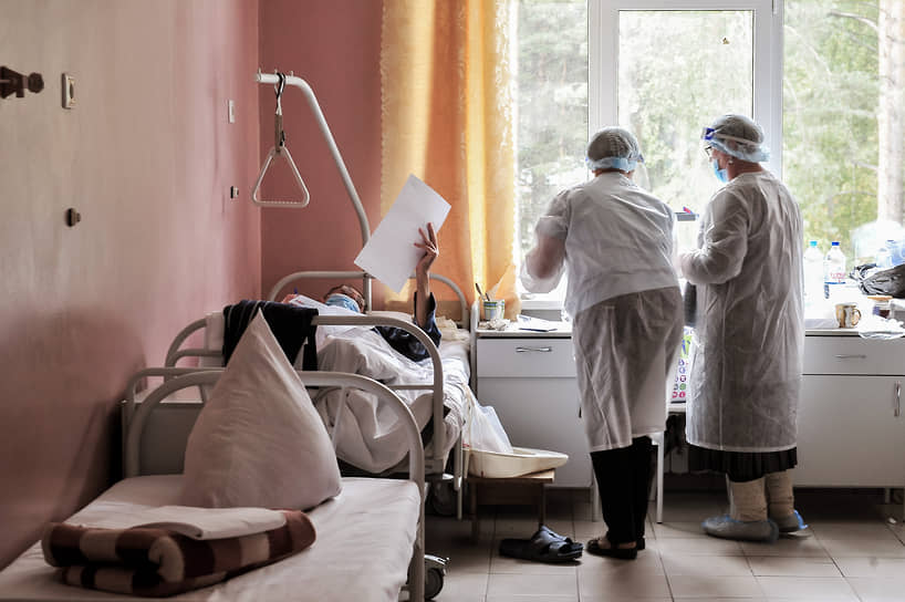 Новосибирск. Избирательный участок №2044 в Центральной клинической больнице