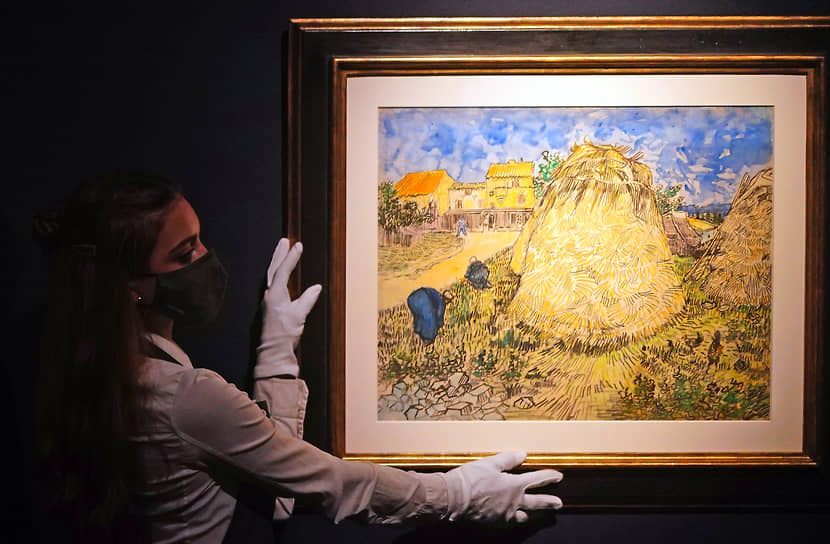 Картина Ван Гога «Стога пшеницы» 