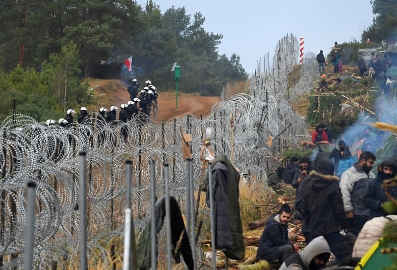 Ситуация с беженцами на белорусско-польской границе