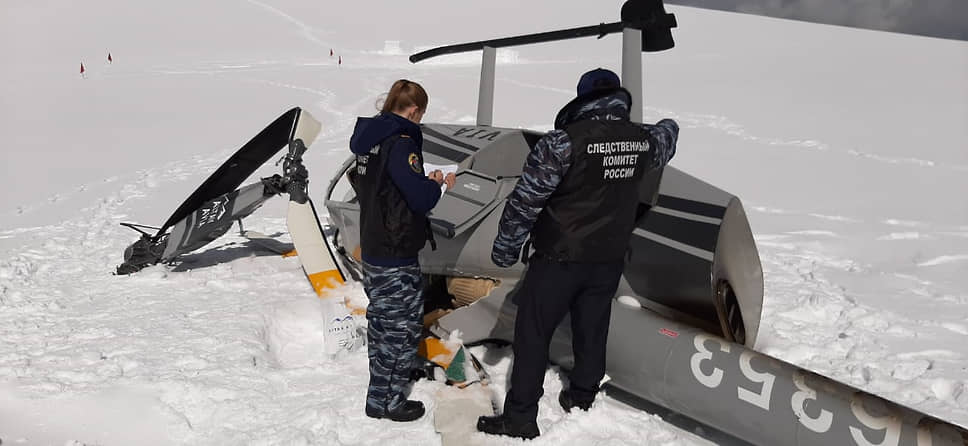 Крушение вертолета Robinson R-66, происшедшее на горе Белуха в Республике Алтай в августе 2020 года