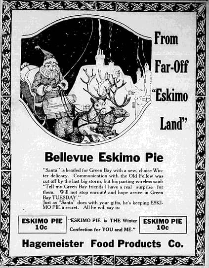 На Рождество 1921 года Санта-Клаус решил порадовать американцев новинкой из «страны 
эскимосов»
